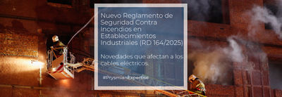 El nuevo reglamento de seguridad contra incendios introduce cambios clave en los cables eléctricos