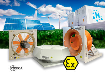 SODECA eleva la seguridad en entornos con hidrógeno mediante ventiladores ATEX