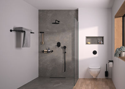 Aporta estilo, armonía y bienestar a tu baño con los accesorios de la Serie Nimbus de Genwec