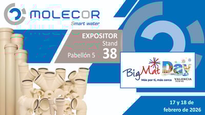 Molecor participa en BigMat Day 2026 con sus soluciones sostenibles para la edificación