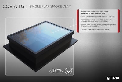 COVIA TG, la nueva propuesta de TRIA Spain que une diseño, luz natural y seguridad en cubierta