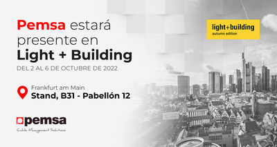 Pemsa expondrá sus soluciones en Light + Building 2022