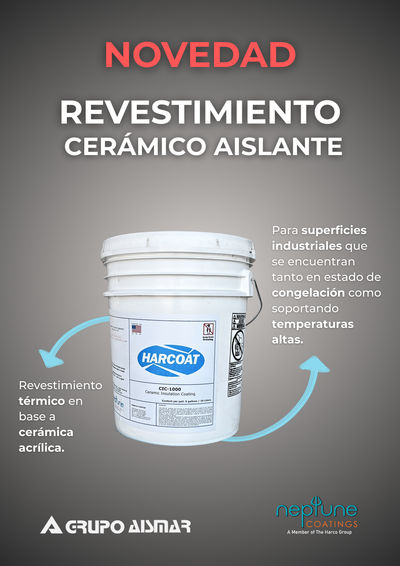 Grupo Aismar lanza Harcoat CIC 1000, un recubrimiento térmico y anticorrosivo para entornos industriales extremos