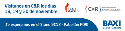 BAXI llega a C&R 2025 con sus últimas soluciones en climatización sostenible
