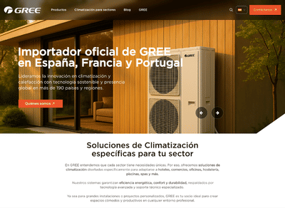 GREE consolida su presencia en el sur de Europa con una nueva web y estrategia digital multicanal