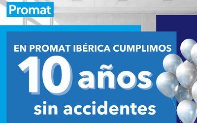 Promat Ibérica celebra 10 años sin accidentes