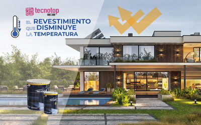 Tecnotop 2C, el revestimiento reflectivo que reduce la temperatura interior de los edificios