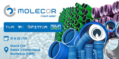 Molecor exhibe en Francia la gama más amplia del mundo en tuberías de PVC-Orientado