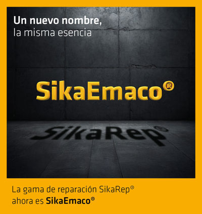 SikaRep ahora es SikaEmaco, la misma calidad con una identidad renovada