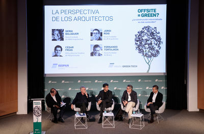 Más de 400 profesionales participan en la jornada OFFSITE = GREEN? organizada por Isopan y Manni Green Tech