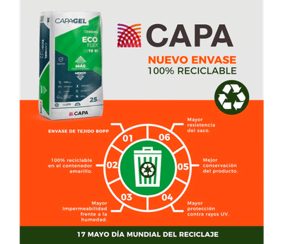 CAPA presenta su nuevo saco 100% reciclable