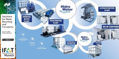 Hidro-Water confirma su presencia en IFAT Munich 2026