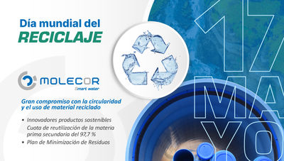 Molecor reafirma su compromiso con la economía circular en el Día Mundial del Reciclaje