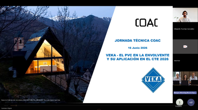 VEKA Ibérica analiza junto al COAC el papel del PVC en la eficiencia de la envolvente