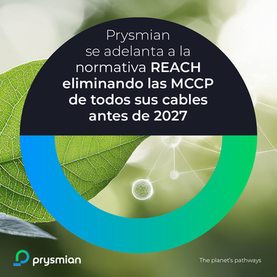 Prysmian avanza hacia cables libres de MCCP antes de la normativa europea