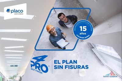 Saint-Gobain Placo conmemora el 15º aniversario de 4PRO®