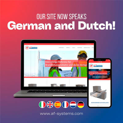 AF Systems lanza su sitio web en alemán y neerlandés
