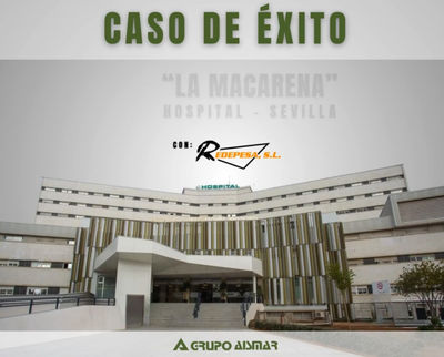 Grupo Aismar impermeabiliza la cubierta del Hospital Virgen Macarena con un sistema continuo y eficiente