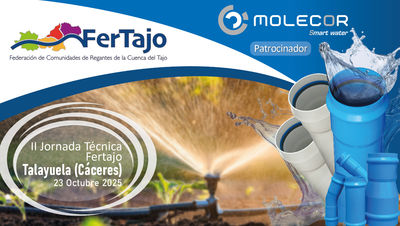 Molecor, ponente destacado en la II Jornada Técnica de FERTAJO sobre regadío