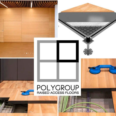 Polygroup innova en suelos técnicos con acabados en madera natural