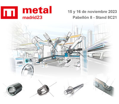 Böllhoff expone sus soluciones en tecnologías de fijación 360º en MetalMadrid