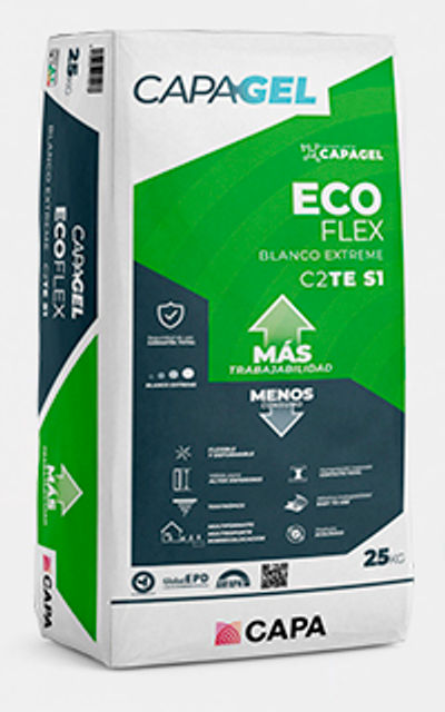 Capagel ECO FLEX, el adhesivo flexible de última generación con TECNOLOGÍA GEL de Cementos CAPA