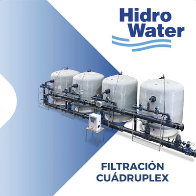 Limpieza extrema, eficiencia máxima con la filtración cuádruplex 200 m³/h de Hidro-Water